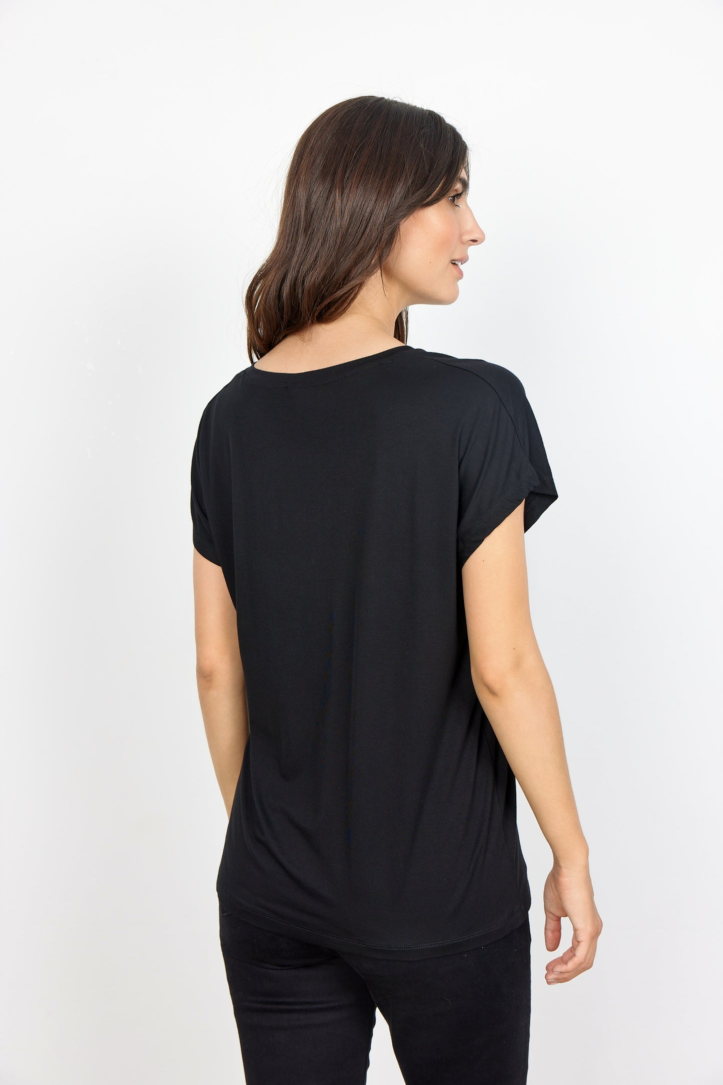 Marica V-Neck Basic T-Shirt