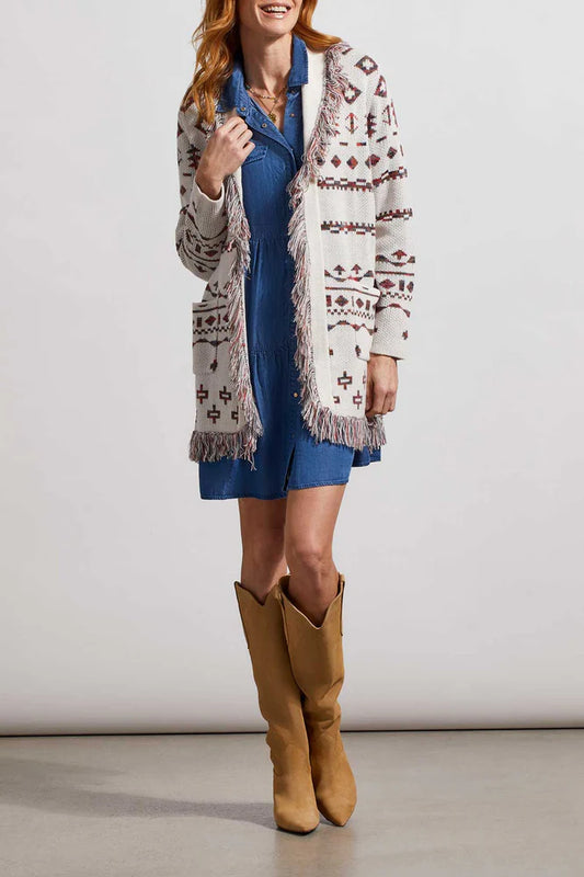 Fringed Cardigan