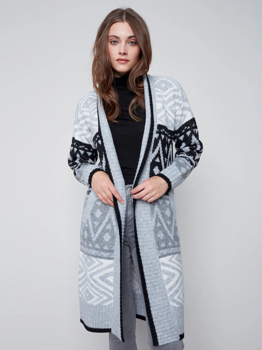 Geo Patterned Cardigan