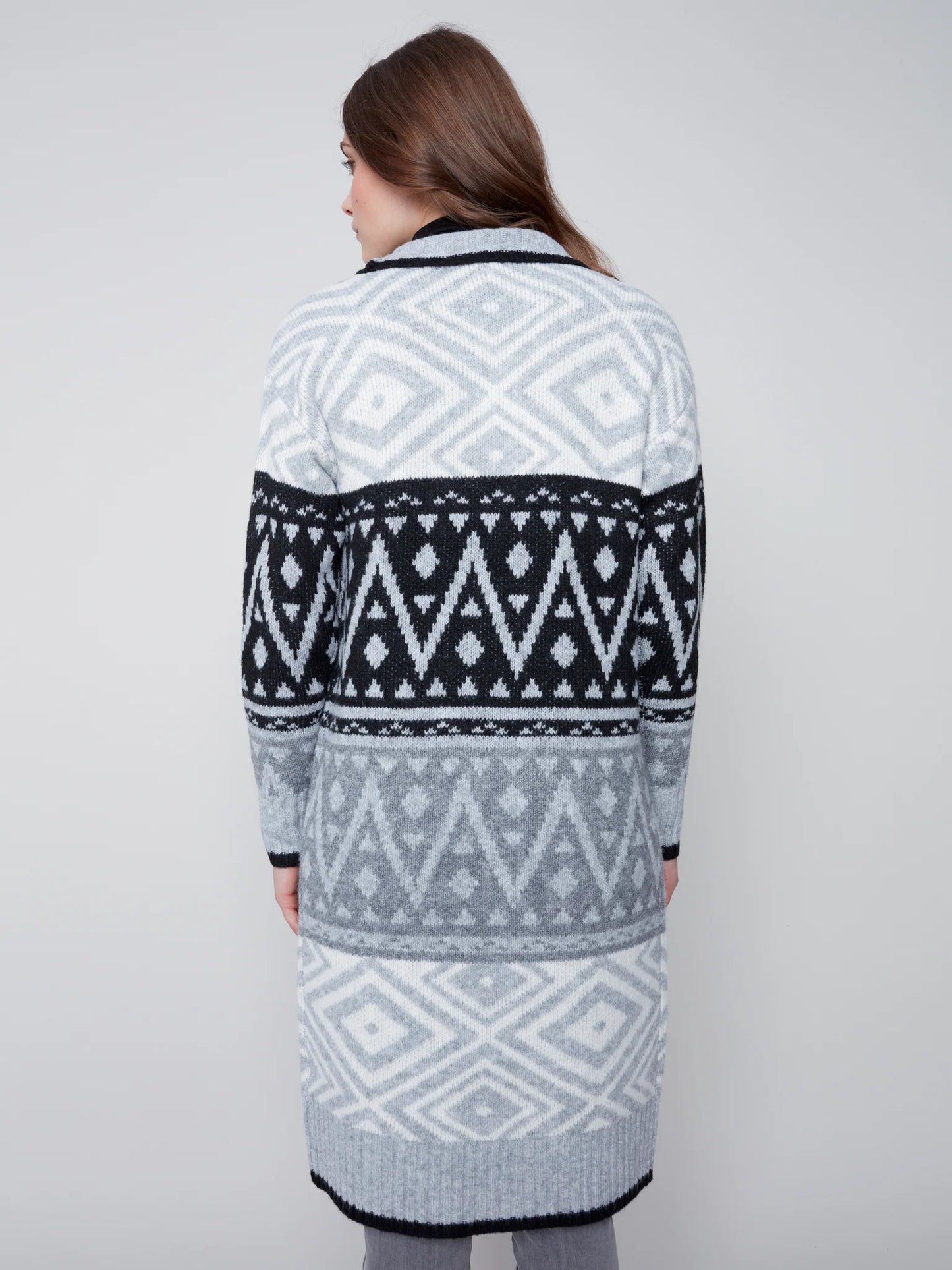 Geo Patterned Cardigan