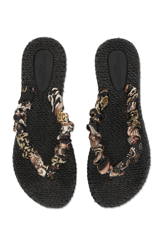 Ilse Jacobsen Cheerful Satin Strap Flip Flops