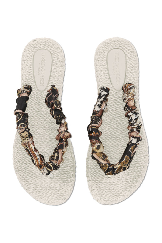 Ilse Jacobsen Cheerful Satin Strap Flip Flops