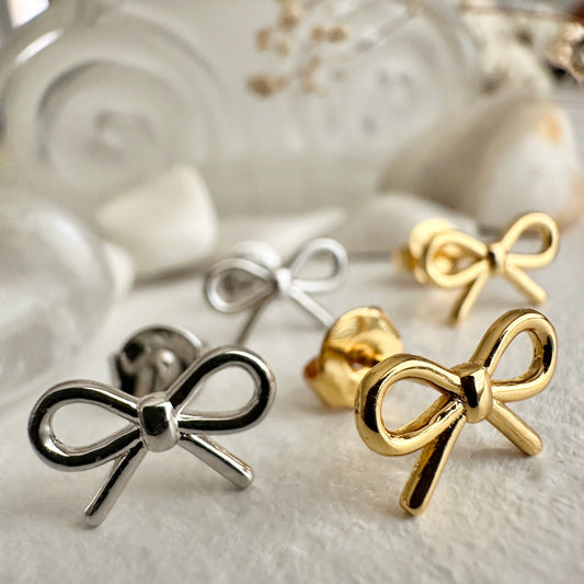 Zooey Bow Stud Earrings