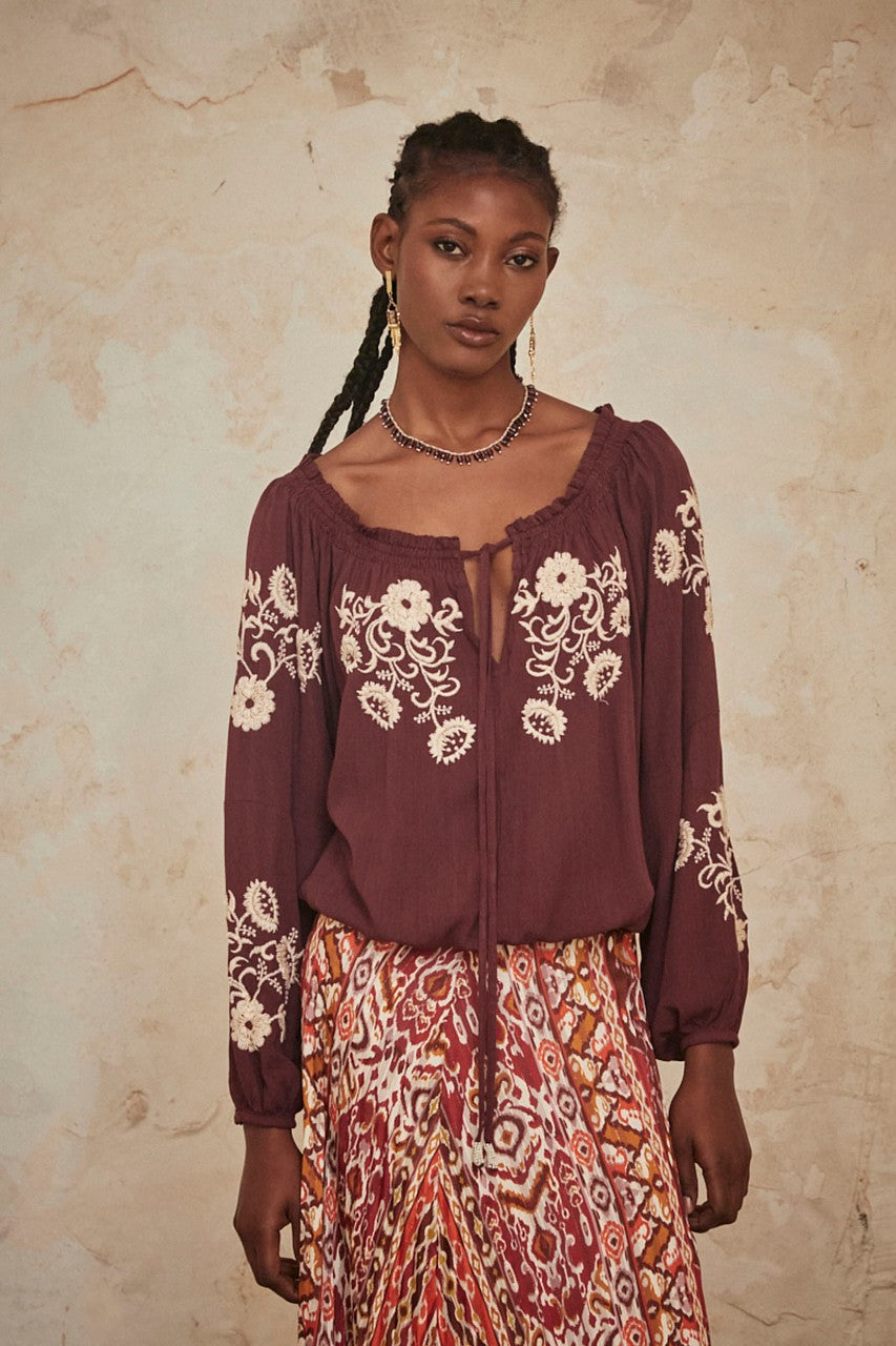 Romantic Embroidered Blouse