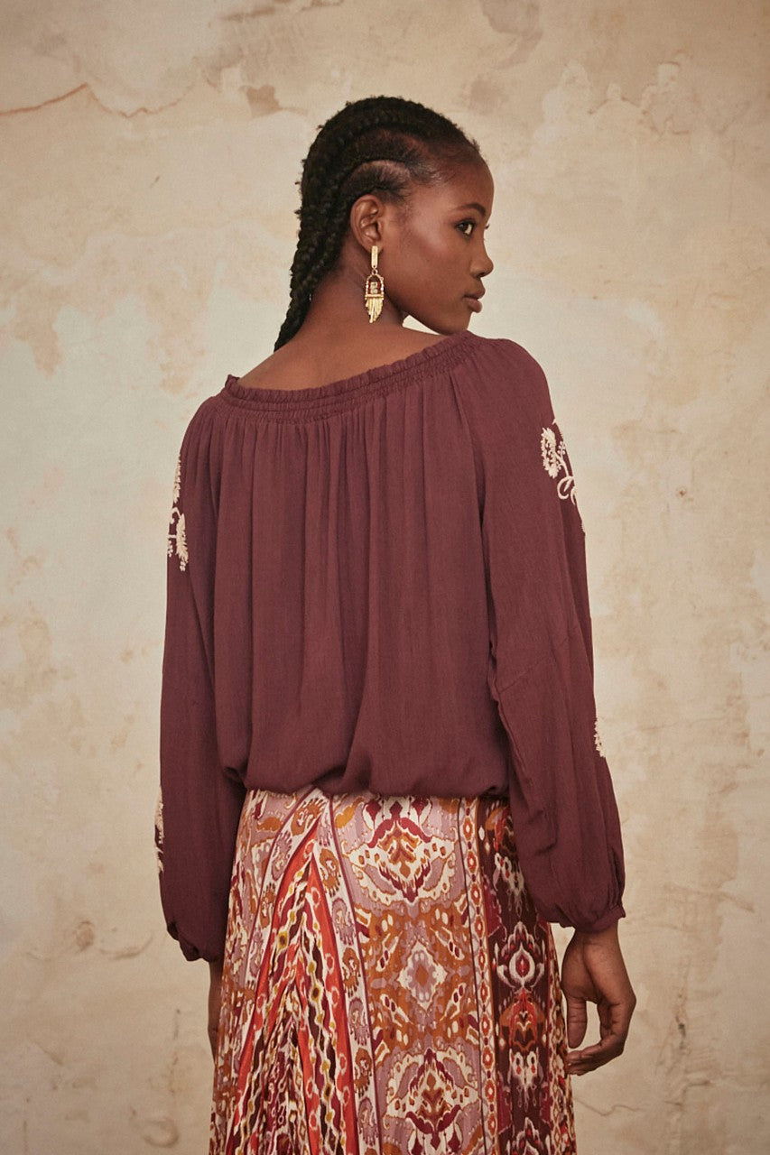 Romantic Embroidered Blouse