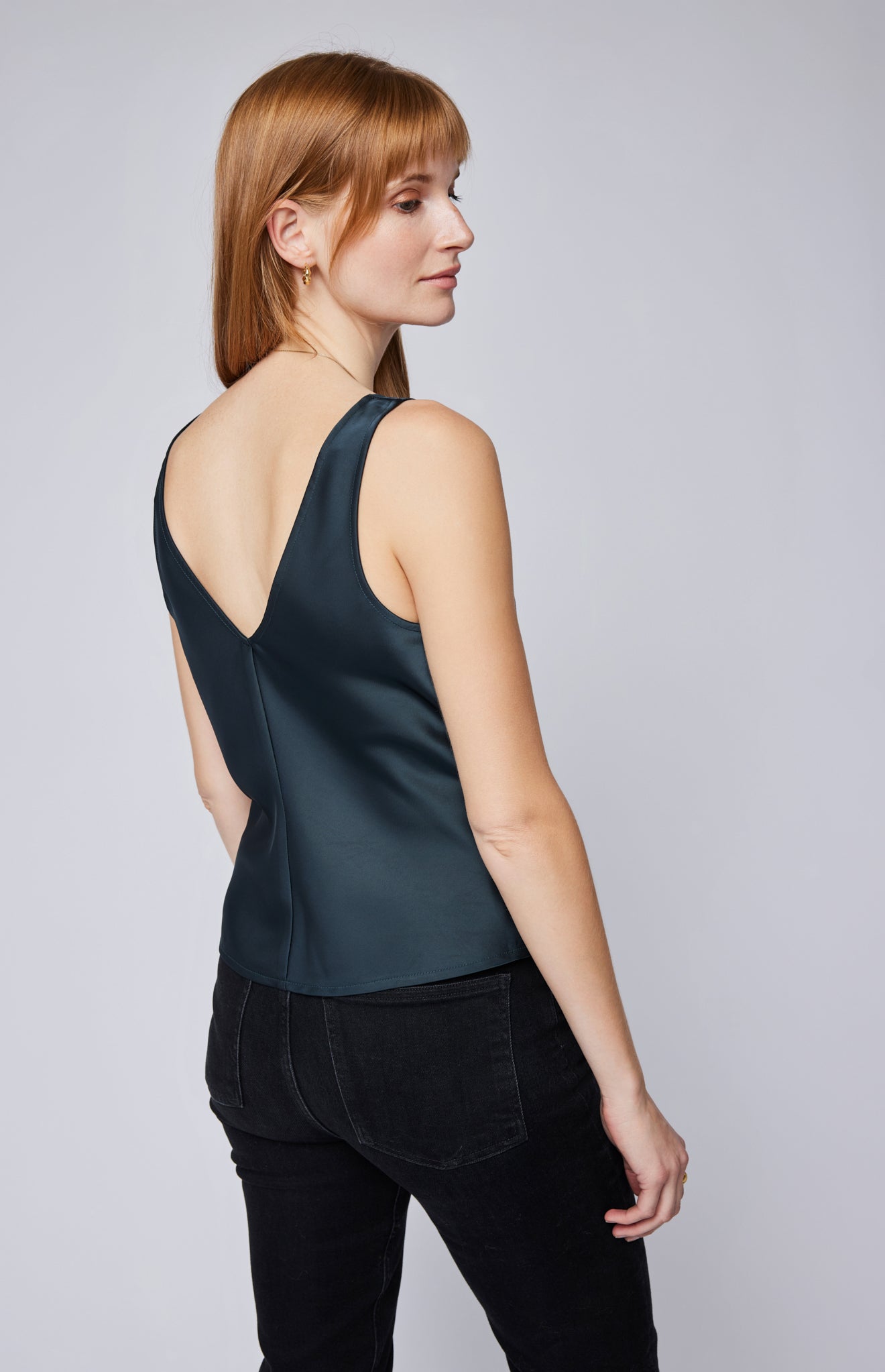 Alessia Satin Tank