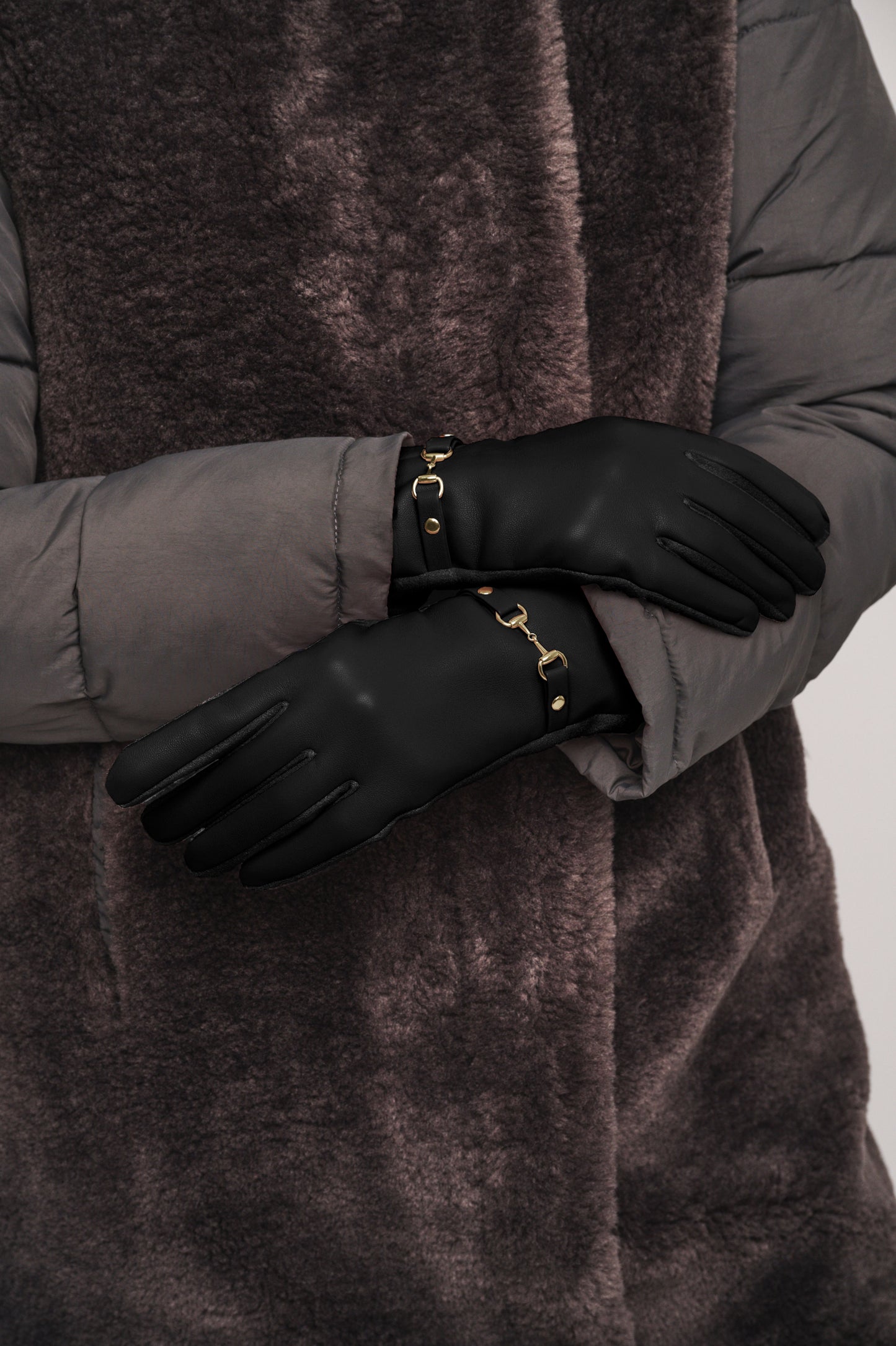 Havila Faux Leather Gloves