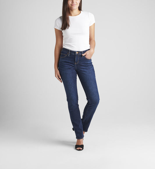 Ruby Mid Rise Straight Leg Jeans