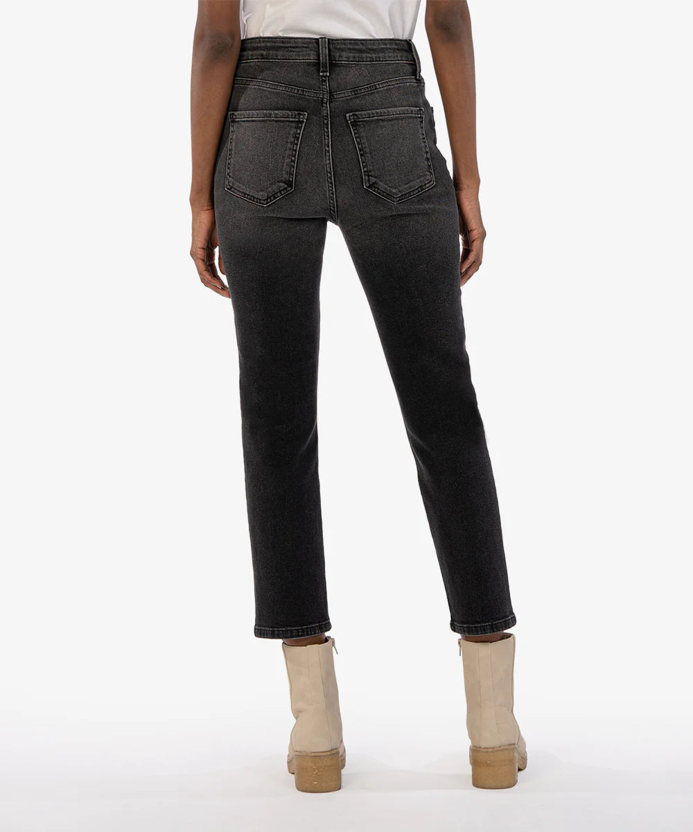 Rosa High Rise Crop Straight Leg Jeans