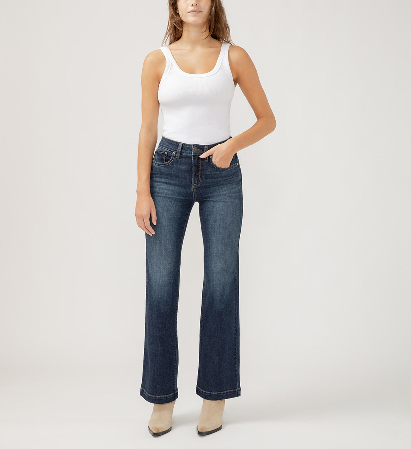 Avery High Rise Luxe Stretch Trouser Jeans