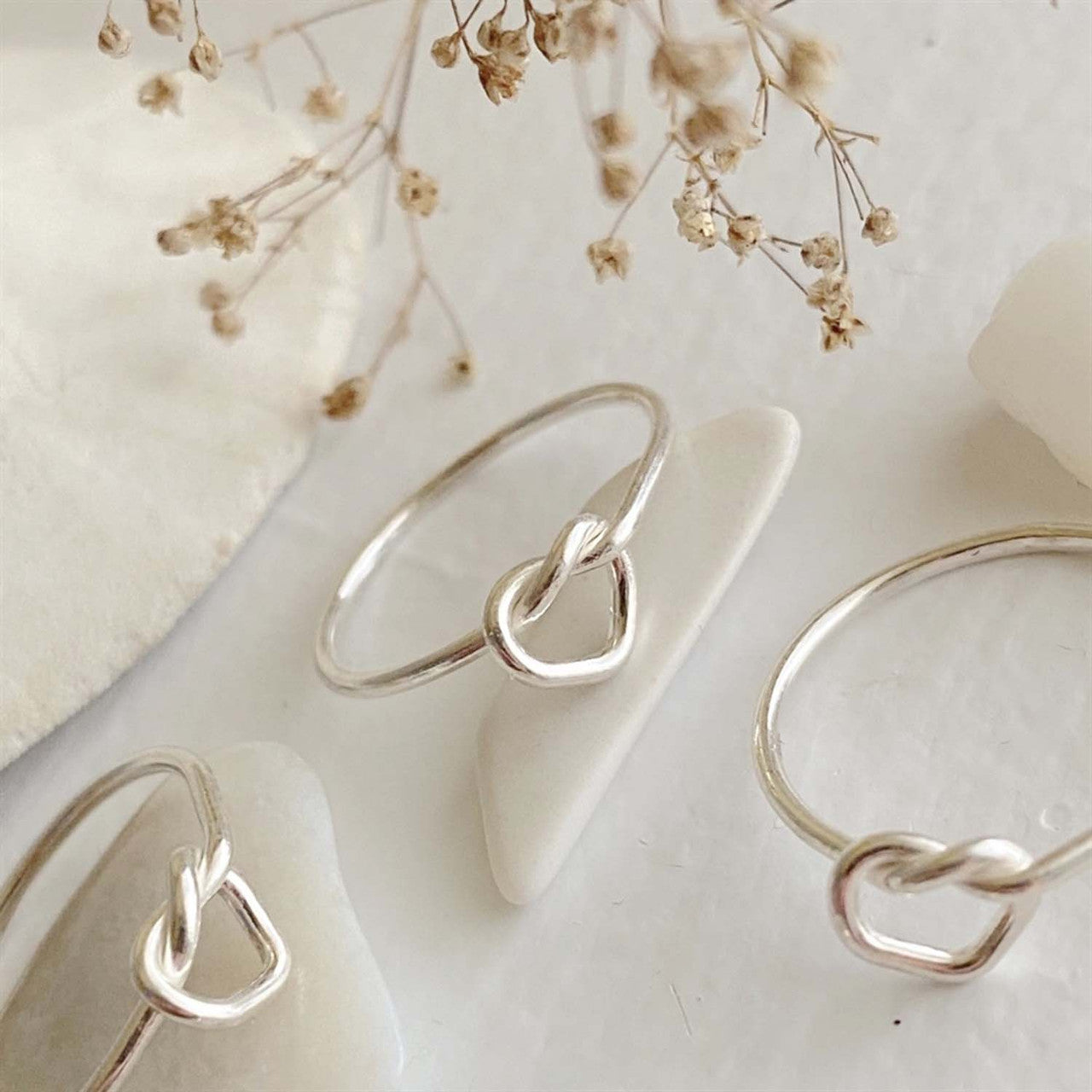 Simplicity Sterling Silver Tiny Rings