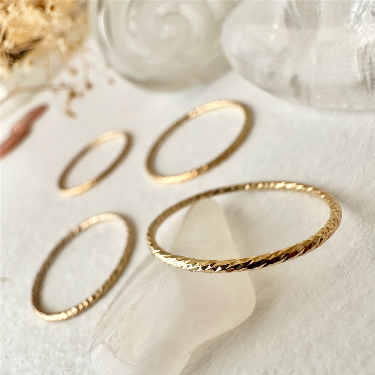 Simplicity Gold Filled Tiny Rings