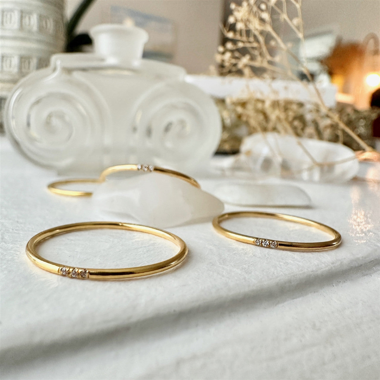 Simplicity Gold Filled Tiny Rings