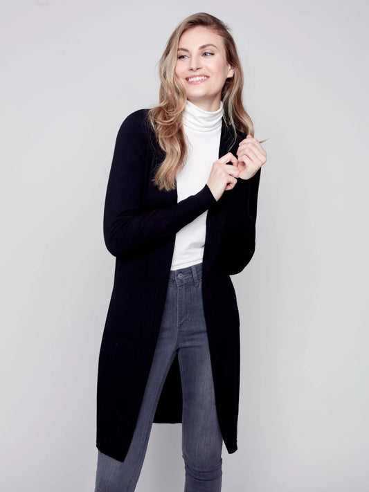 Plush Long Cardigan