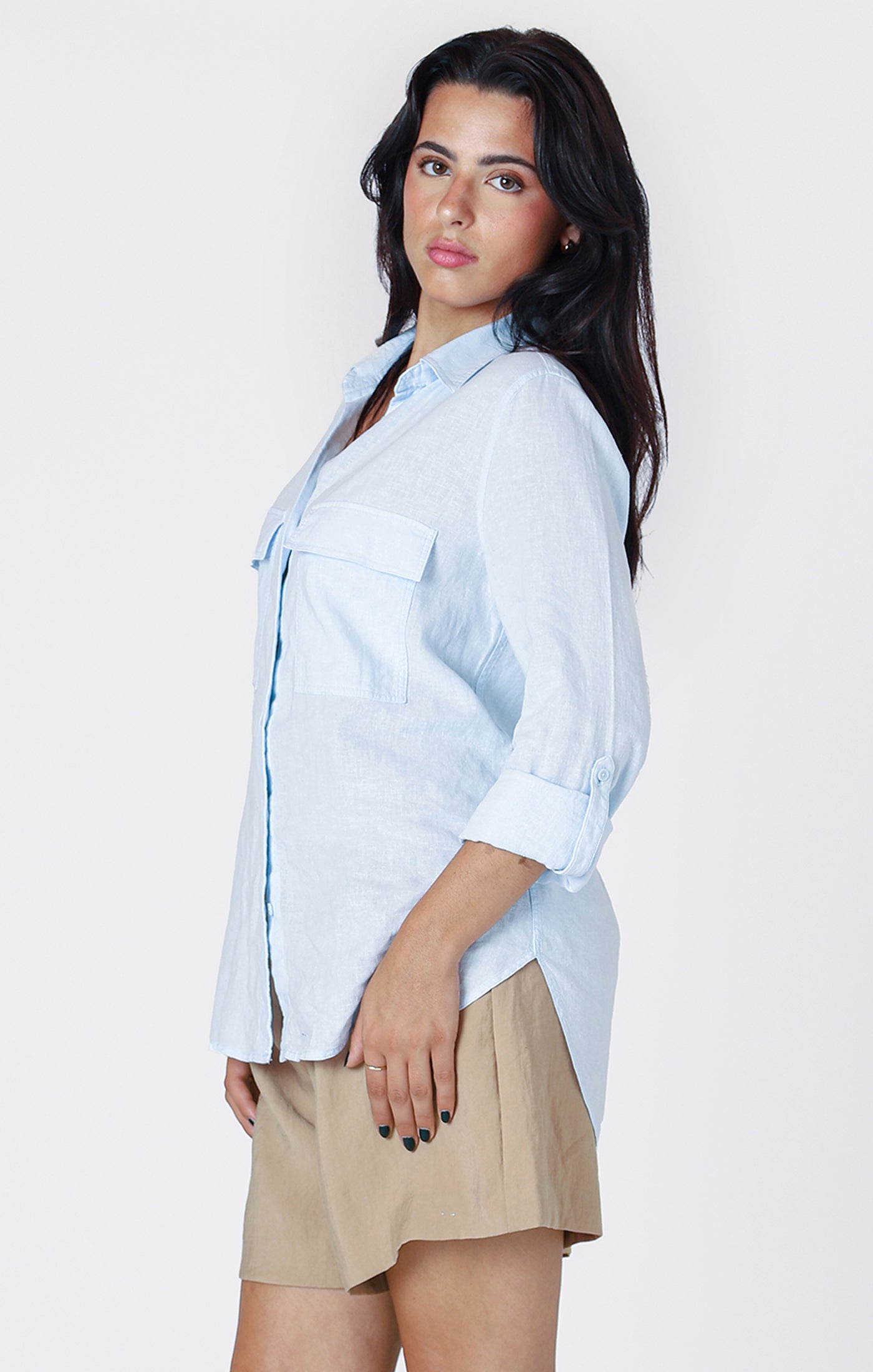 Utility Linen Shirt