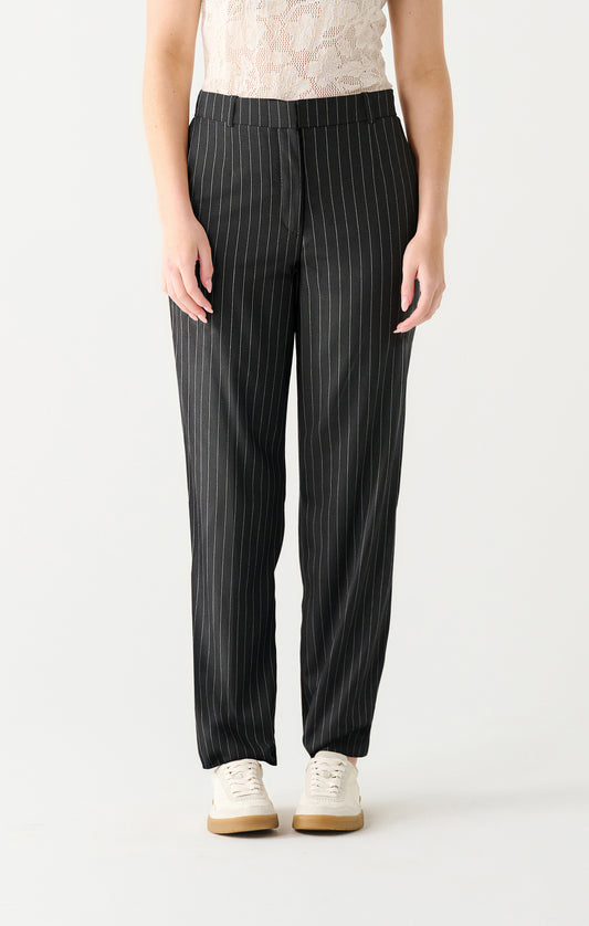 Straight Leg Pinstripe Trouser