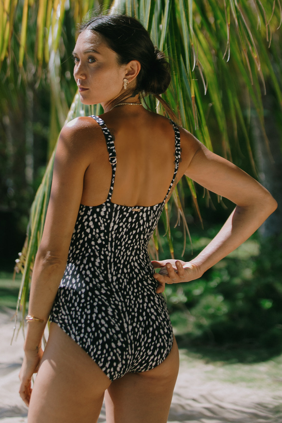 Flatten-It One-Piece Swimsuit with Wrap-Front