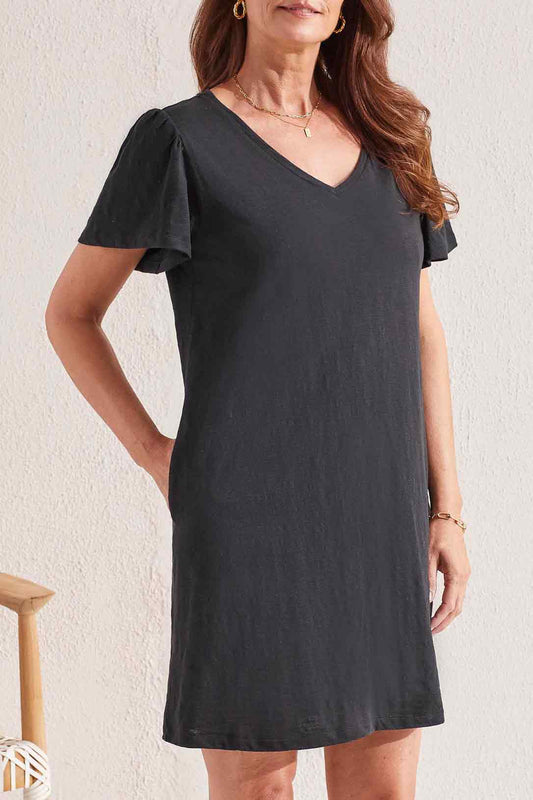 Flutter Sleeve Dress